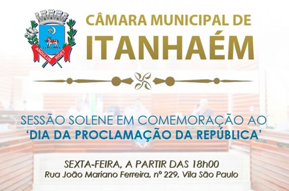 Imagem da notícia: Sessão Solene - 13/11/2015