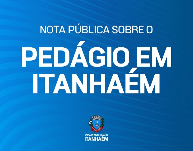 Imagem da notícia: Nota pública sobre o pedágio em Itanhaém