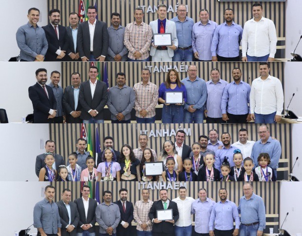 Imagem da notícia: Profissionais de diversas áreas recebem Moção de Aplausos em sessão ordinária