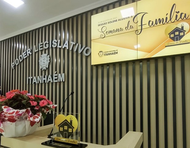 Imagem da notícia: Sessão Solene Alusiva à Semana da Família