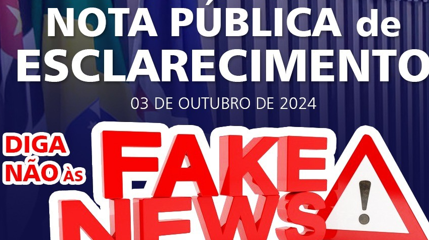 Imagem da notícia: NOTA PÚBLICA DE ESCLARECIMENTO